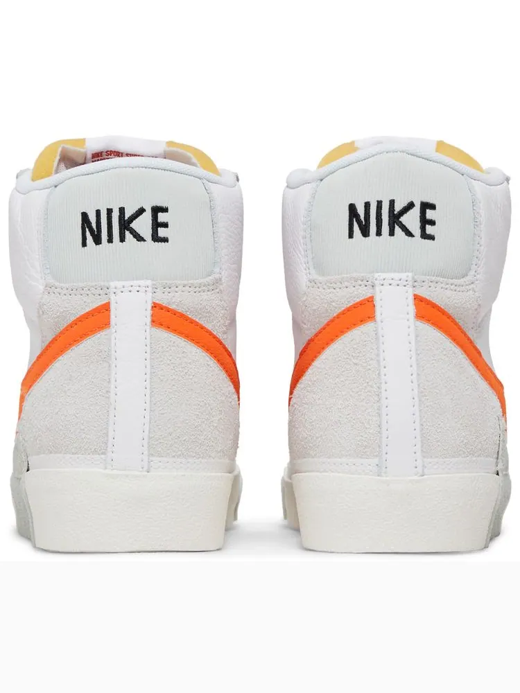 Кроссовки Nike Blazer Mid '77 Pro Club 'Remastered - White Safety Orange' — изображение 6 из 8, белый