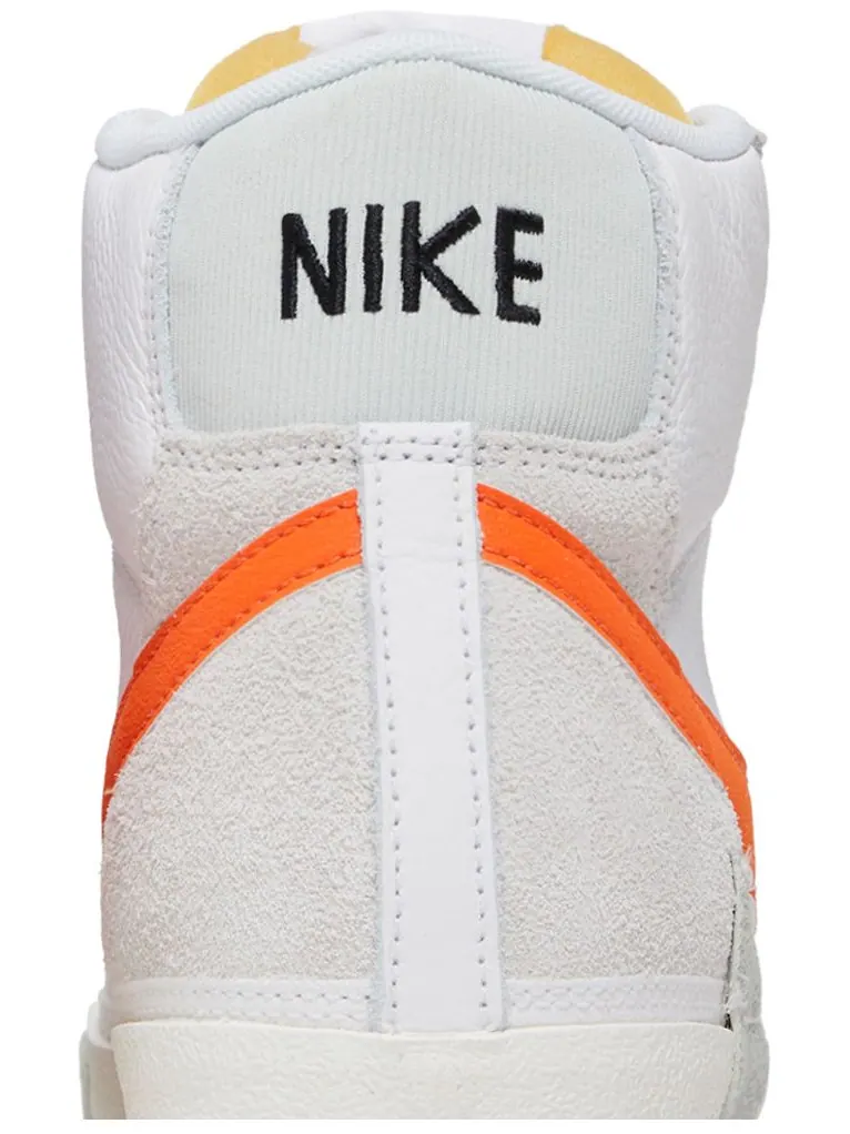 Кроссовки Nike Blazer Mid '77 Pro Club 'Remastered - White Safety Orange' — изображение 7 из 8, белый