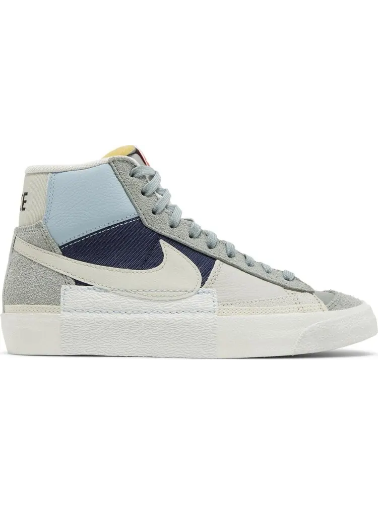 Кроссовки Blazer Mid '77 Pro Club 'Remastered - Mica Green Navy' — изображение 1 из 4, зеленый