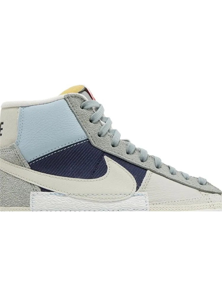 Кроссовки Blazer Mid '77 Pro Club 'Remastered - Mica Green Navy' — изображение 2 из 4, зеленый