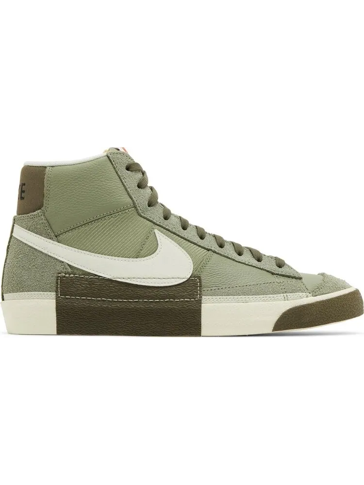 Кроссовки Blazer Mid '77 Pro Club 'Remastered - Olive' — изображение 1 из 4, зеленый