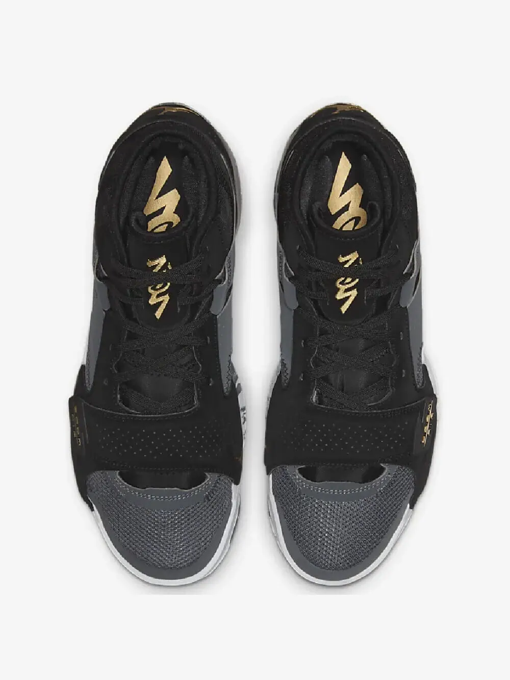 Кроссовки Nike Air Jordan Zion 2 TB — изображение 3 из 8, черный/серый