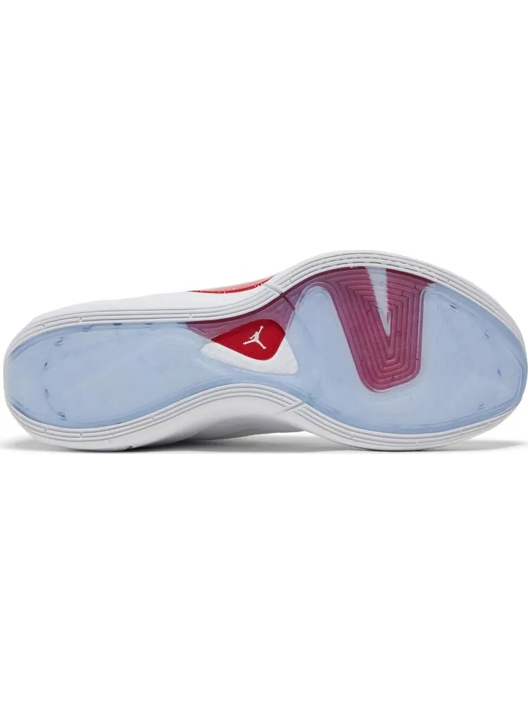 Кроссовки Jordan Luka 1 White Fire Red — изображение 4 из 8, белый