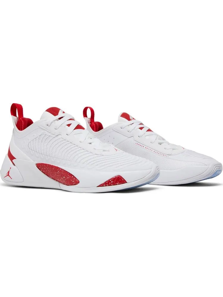 Кроссовки Jordan Luka 1 White Fire Red — изображение 8 из 8, белый