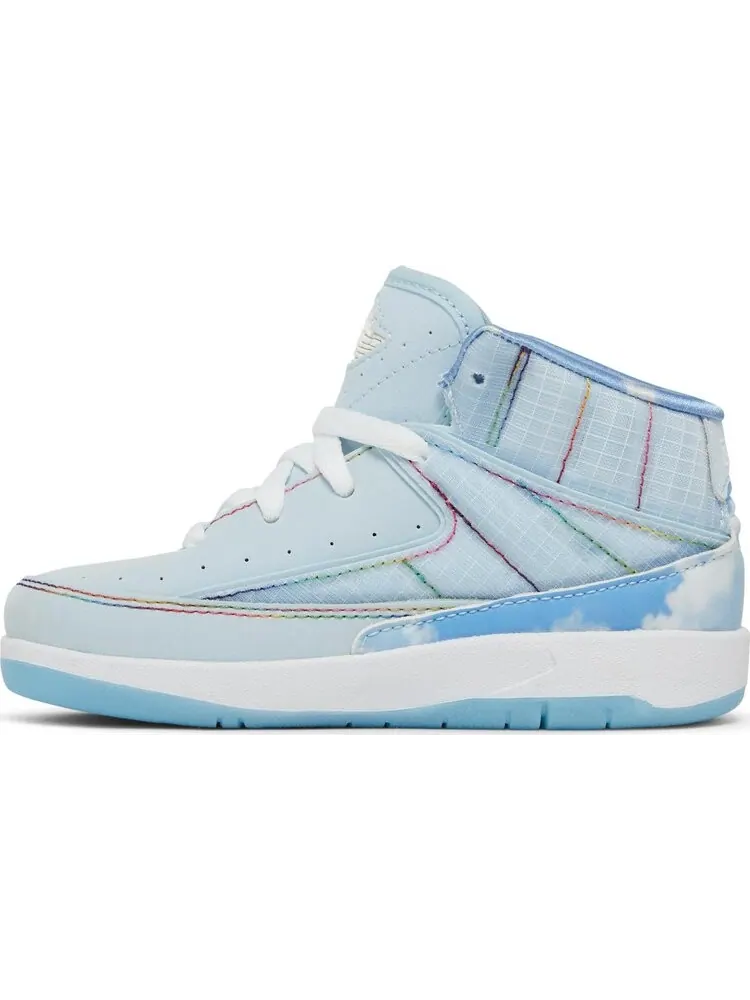 Кроссовки J. Balvin x Air Jordan 2 Retro TD — изображение 3 из 8, синий
