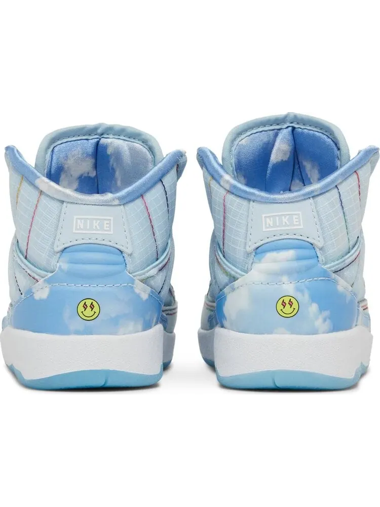Кроссовки J. Balvin x Air Jordan 2 Retro TD — изображение 6 из 8, синий
