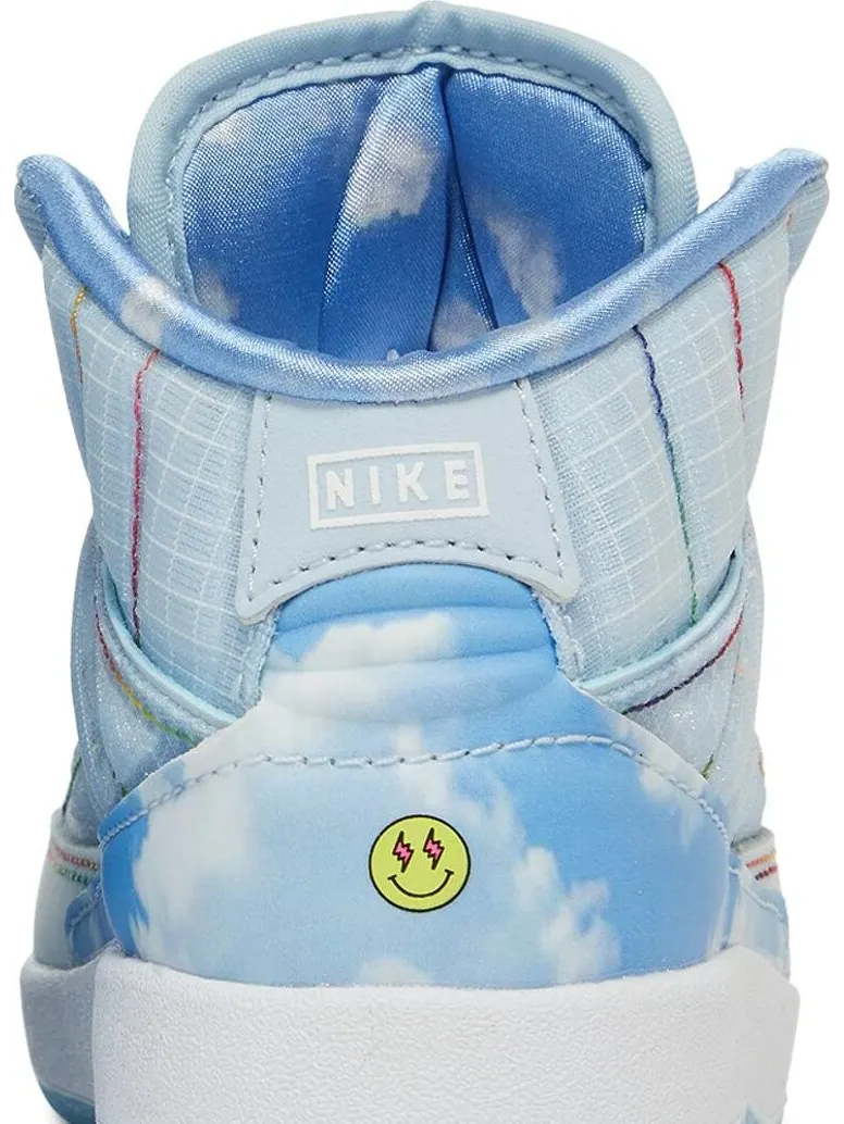 Кроссовки J. Balvin x Air Jordan 2 Retro TD — изображение 7 из 8, синий
