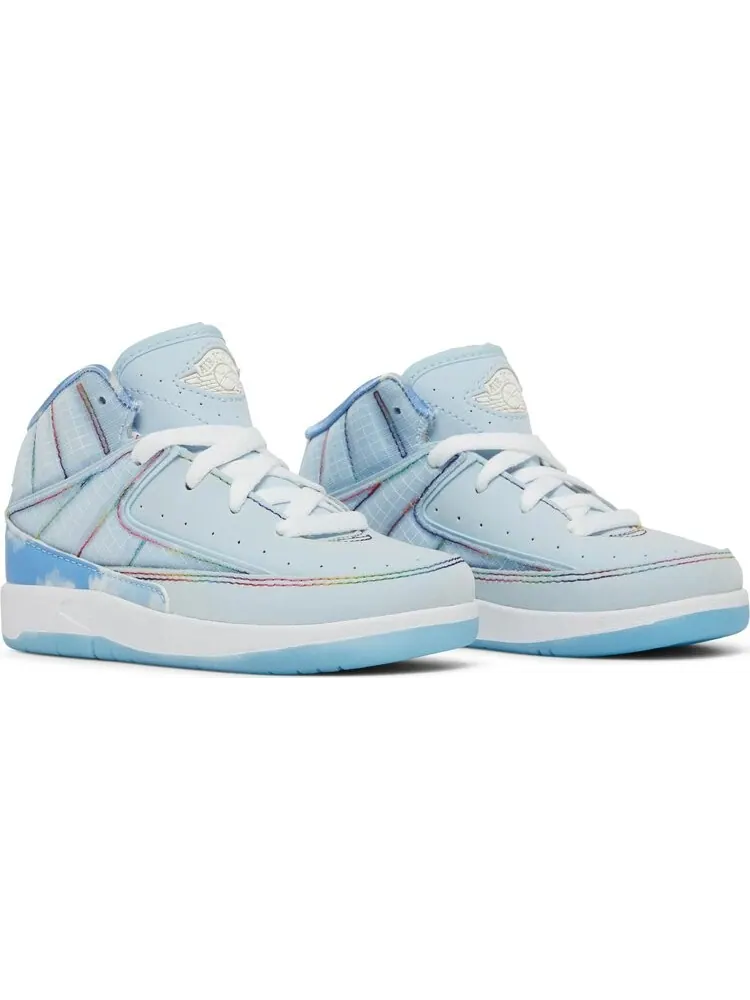 Кроссовки J. Balvin x Air Jordan 2 Retro TD — изображение 8 из 8, синий