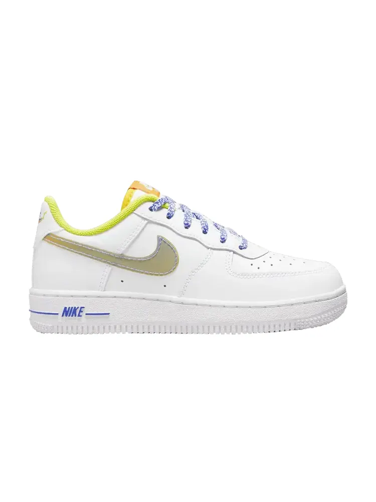 Кроссовки Nike Force 1 LV8 PS 'White Multi' — изображение 1 из 1, белый/мульти-/синий