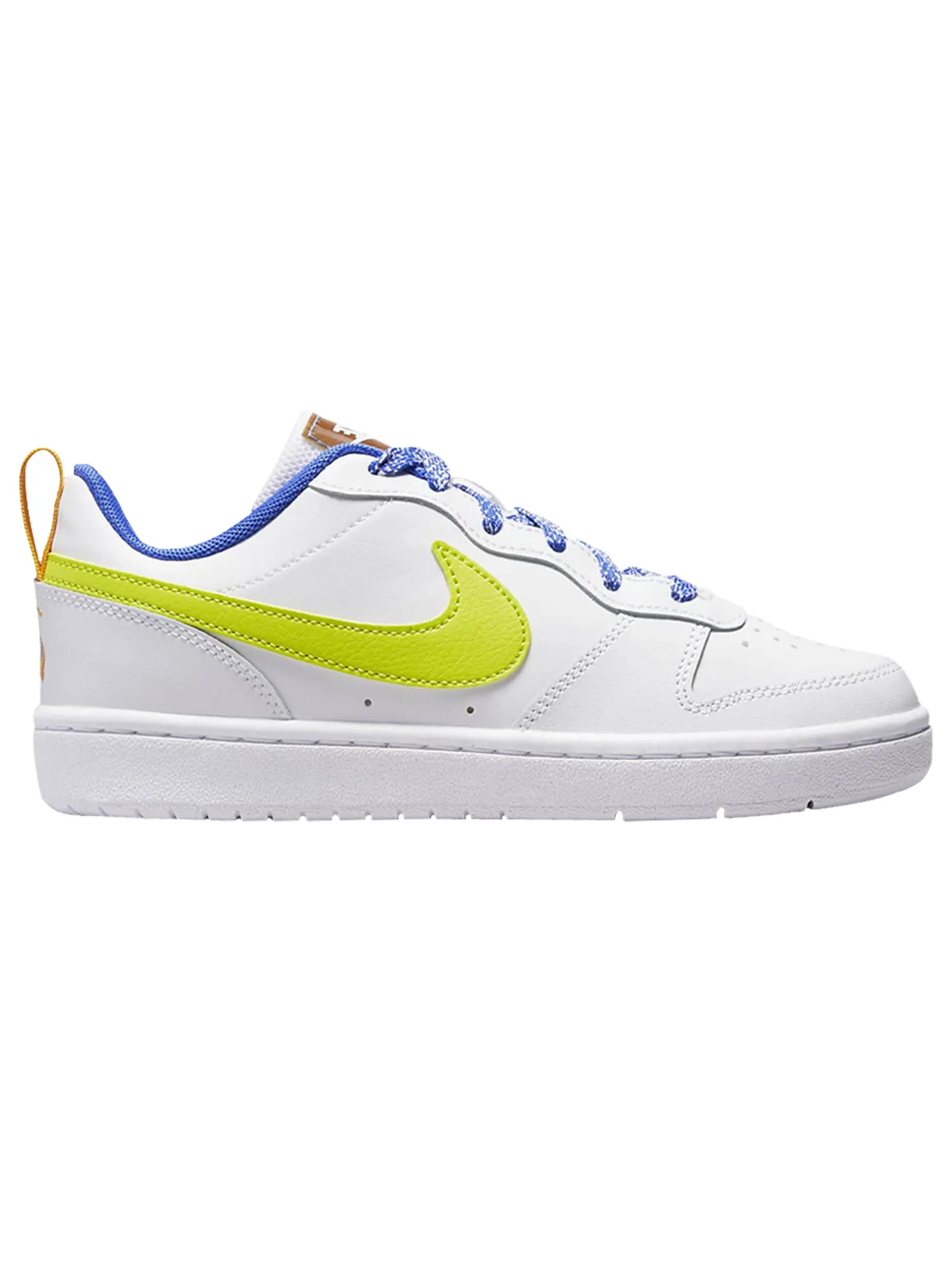 Кроссовки Nike Court Borough Low 2 SE GS 'White Atomic Green' — изображение 1 из 1, белый