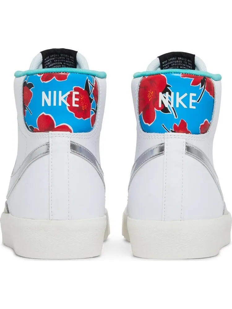 Кроссовки Nike Blazer Mid '77 GS 'White Vivid Sulfur' — изображение 6 из 8, белый