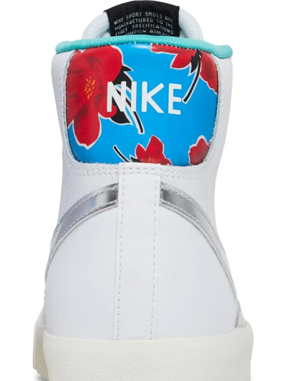 Кроссовки Nike Blazer Mid '77 GS 'White Vivid Sulfur' — изображение 7 из 8, белый