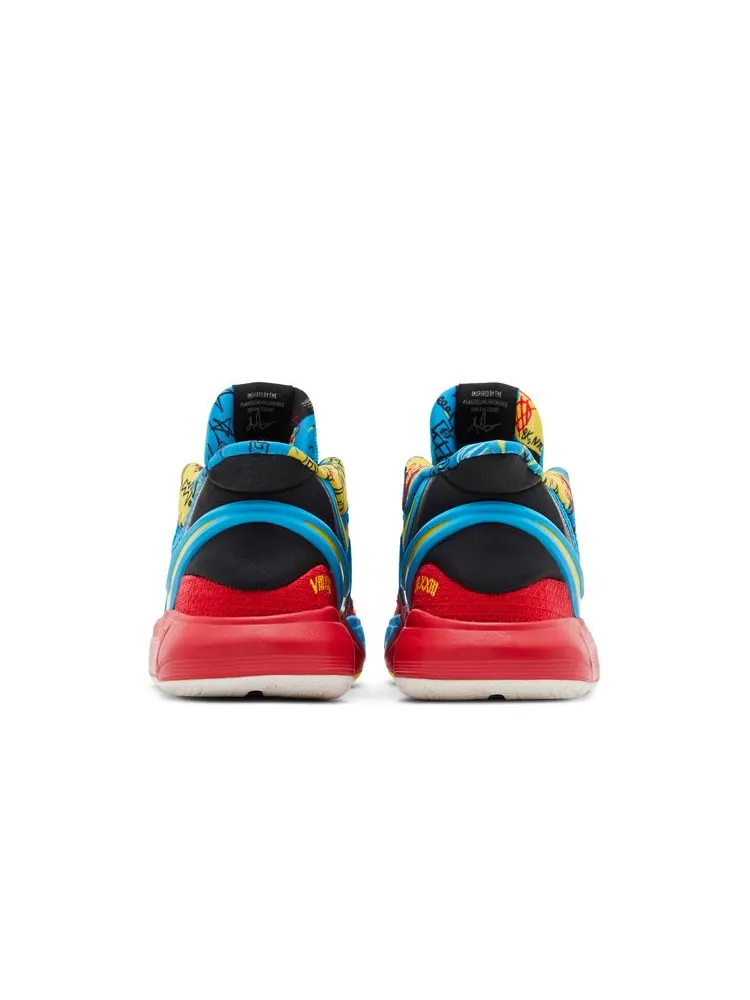 Кроссовки Kyrie 8 GO SE GS 'Black Blue Tour Yellow' — изображение 6 из 8, черный синий желтый