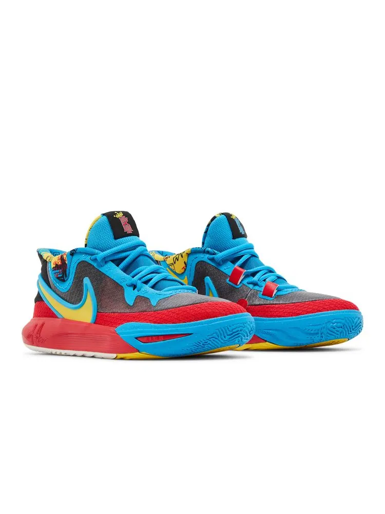 Кроссовки Kyrie 8 GO SE GS 'Black Blue Tour Yellow' — изображение 8 из 8, черный синий желтый