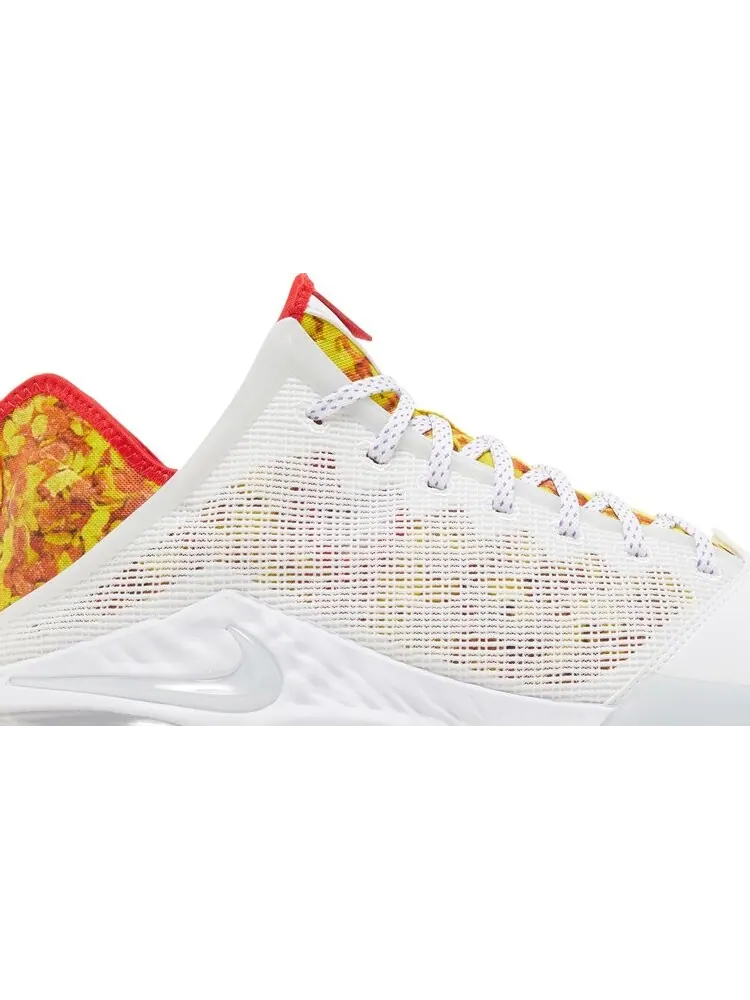 Кроссовки Nike Flintstone x LeBron 19 Low EP 'Magic Fruity Pebbles' — изображение 2 из 8, белый