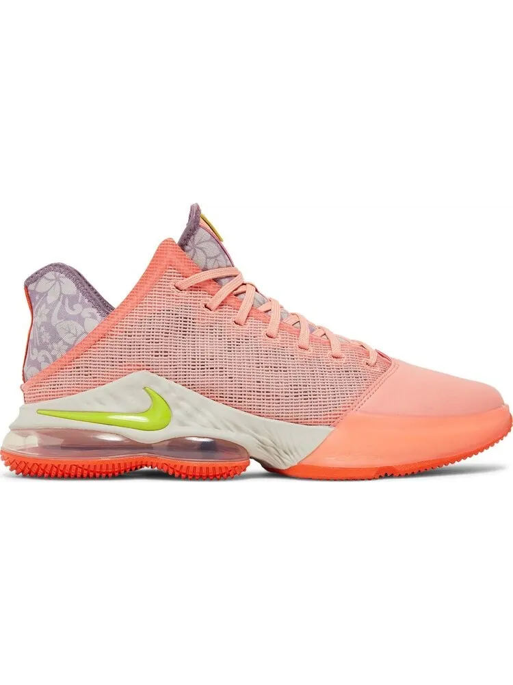 Кроссовки Nike LeBron 19 Low 'Hawaii' — изображение 1 из 8, розовый