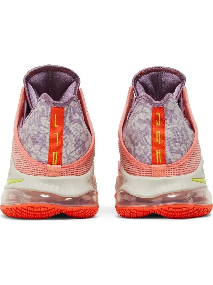 Кроссовки Nike LeBron 19 Low 'Hawaii' — изображение 6 из 8, розовый