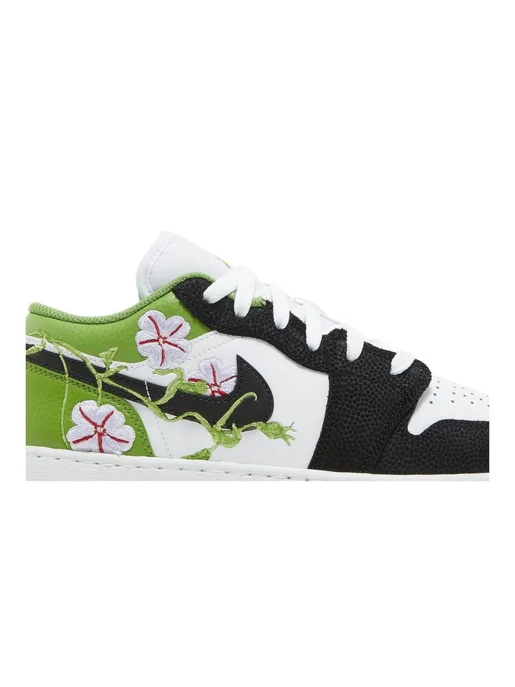 Кроссовки Air Jordan 1 Low SE GS — изображение 2 из 4, зеленый