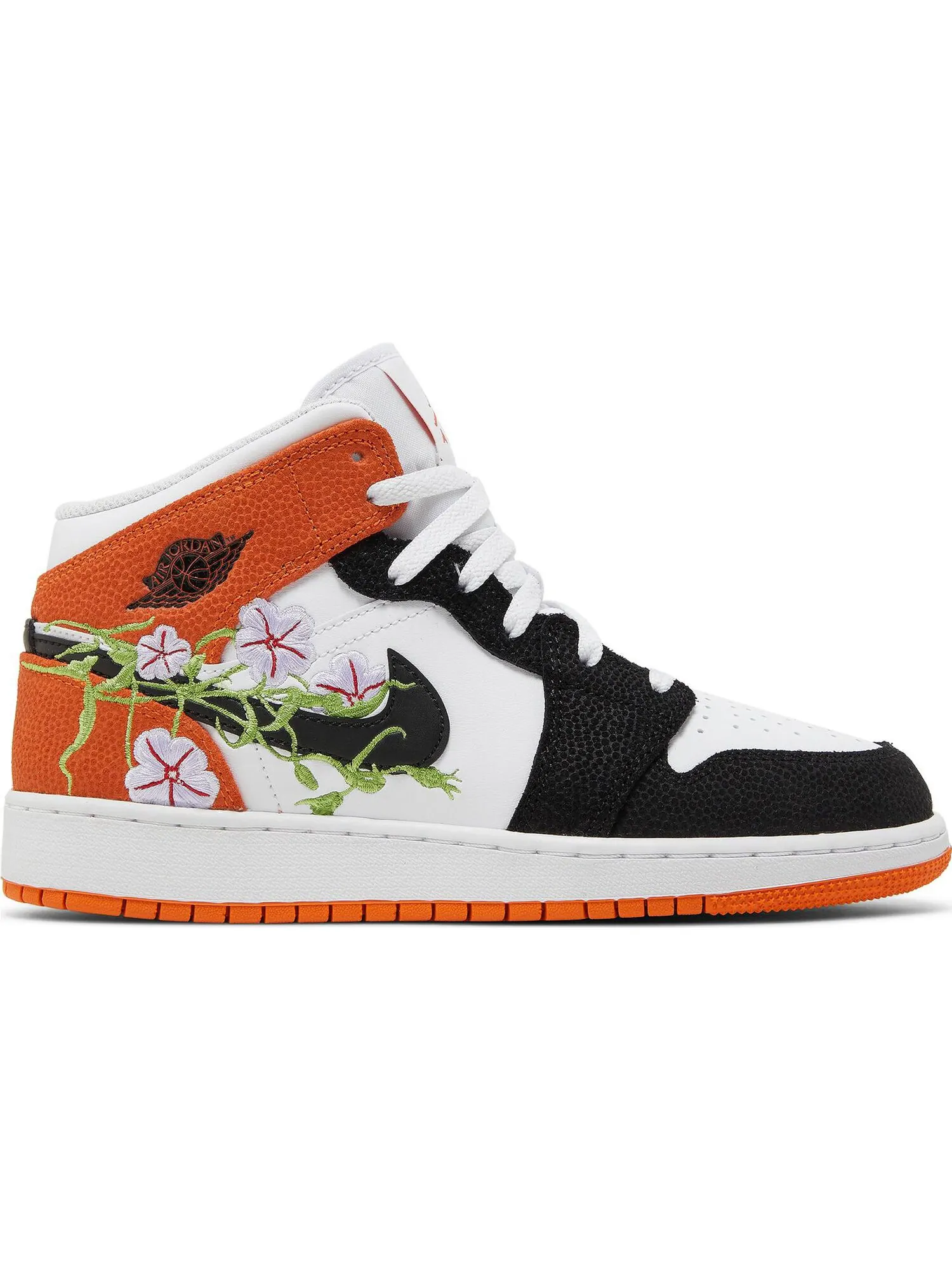 Кроссовки Nike Air Jordan 1 Mid GS — изображение 1 из 5, оранжевый