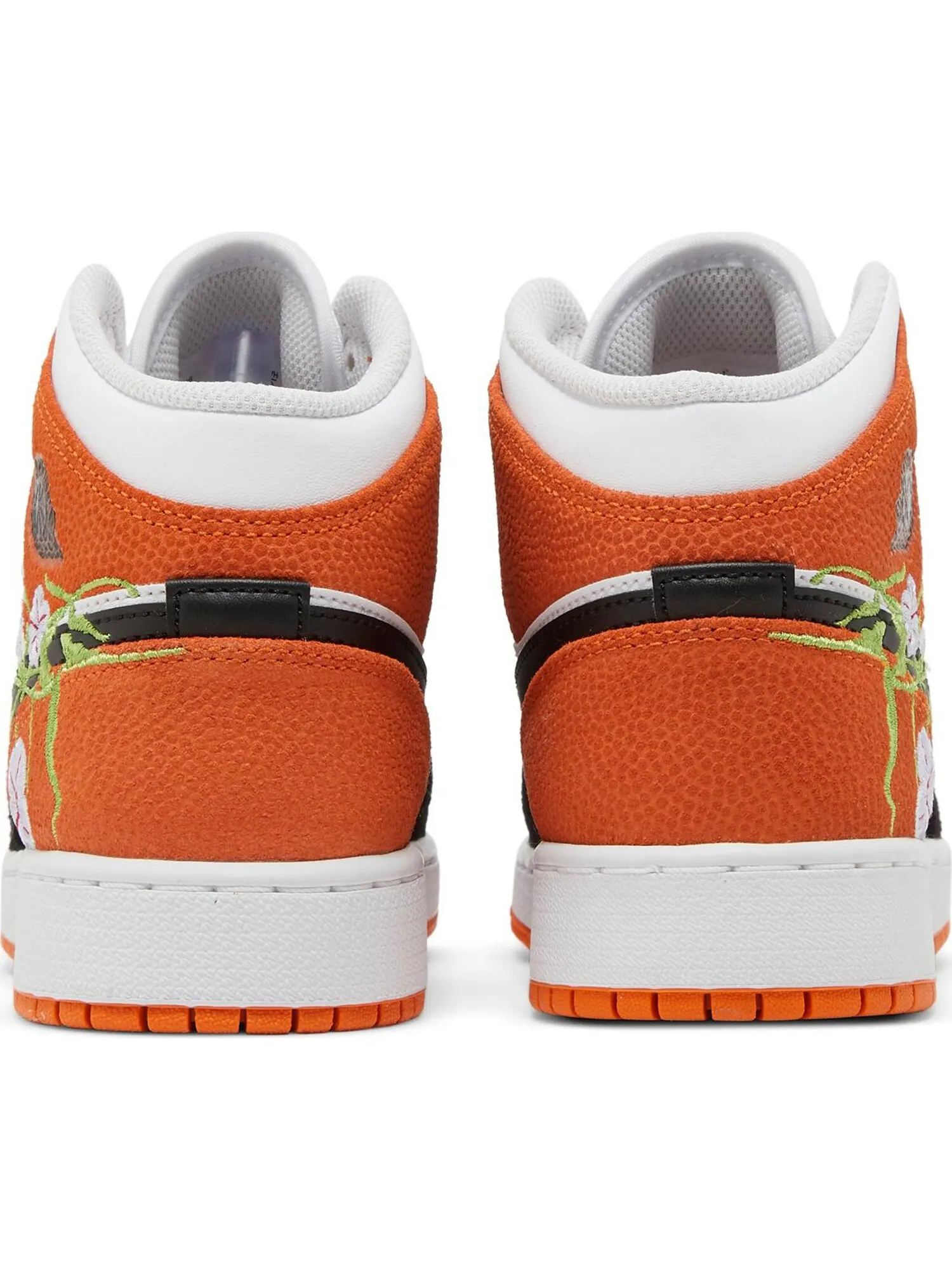 Кроссовки Nike Air Jordan 1 Mid GS — изображение 4 из 5, оранжевый