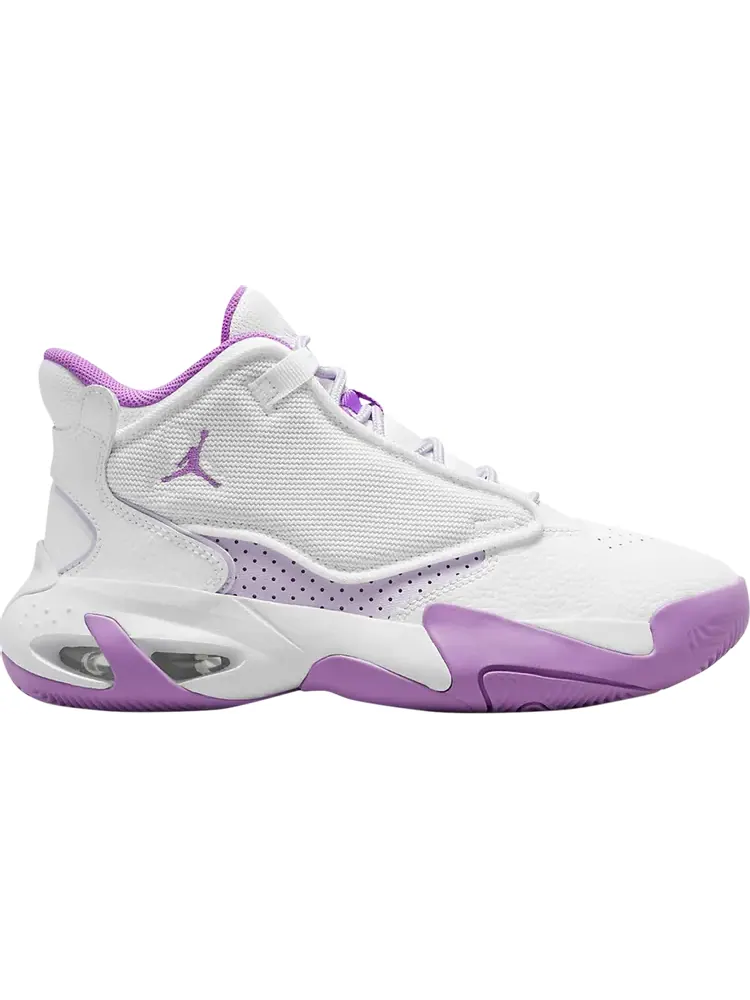Кроссовки Jordan Max Aura 4 GS White Barely Grape — изображение 1 из 1, белый