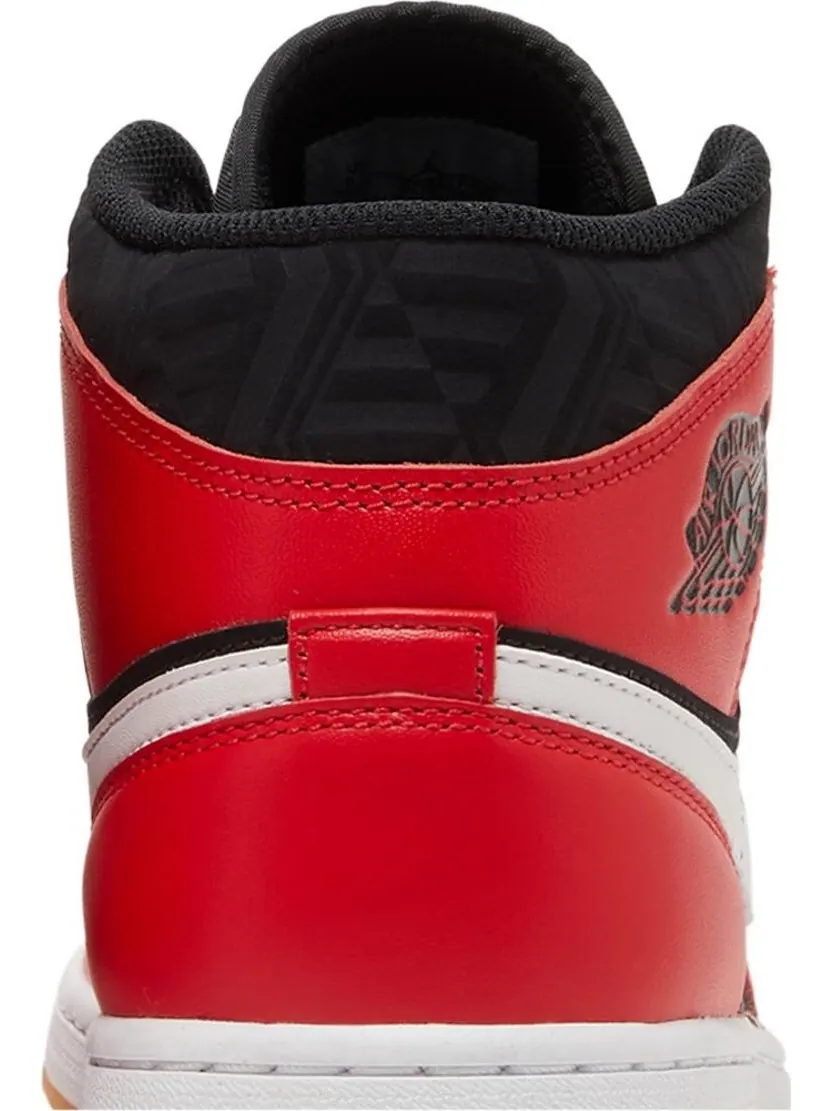 Кроссовки Air Jordan 1 Mid SE Christmas — изображение 7 из 8, черный