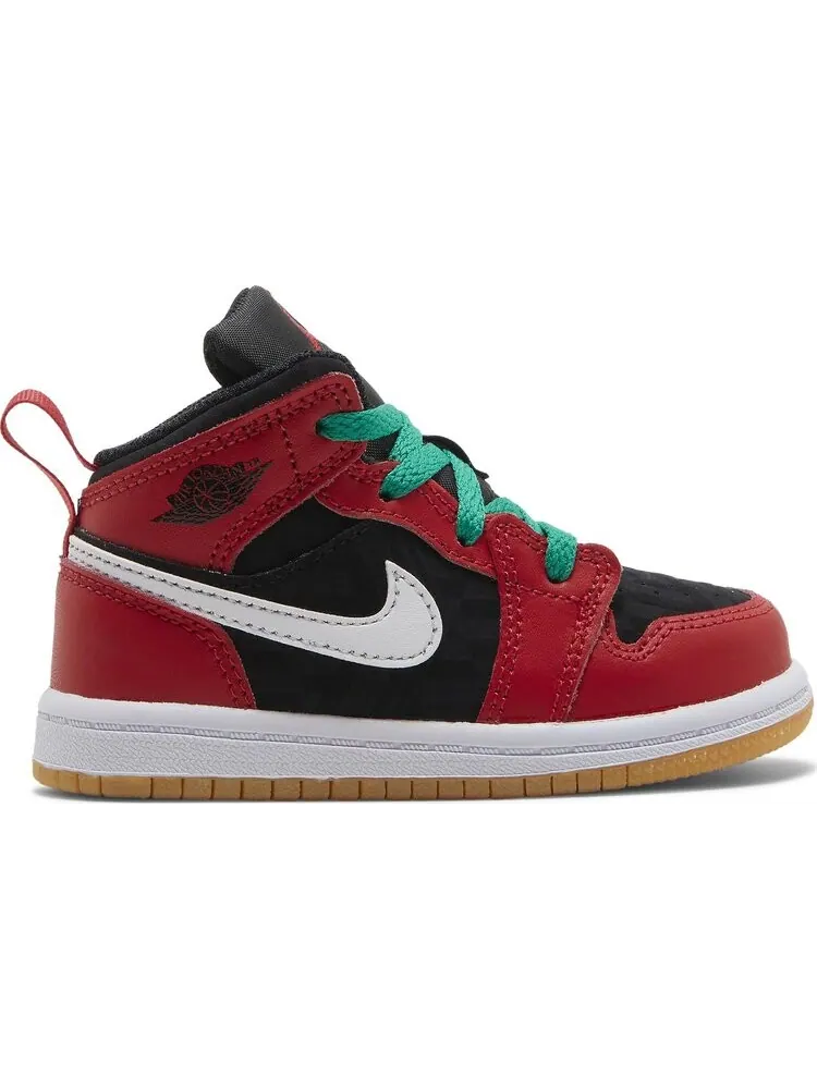 Кроссовки Air Jordan 1 Mid SE TD Christmas — изображение 1 из 8, черный