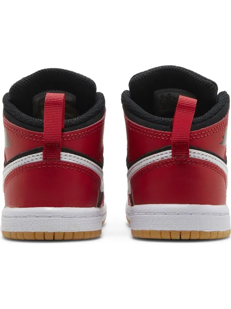 Кроссовки Air Jordan 1 Mid SE TD Christmas — изображение 6 из 8, черный