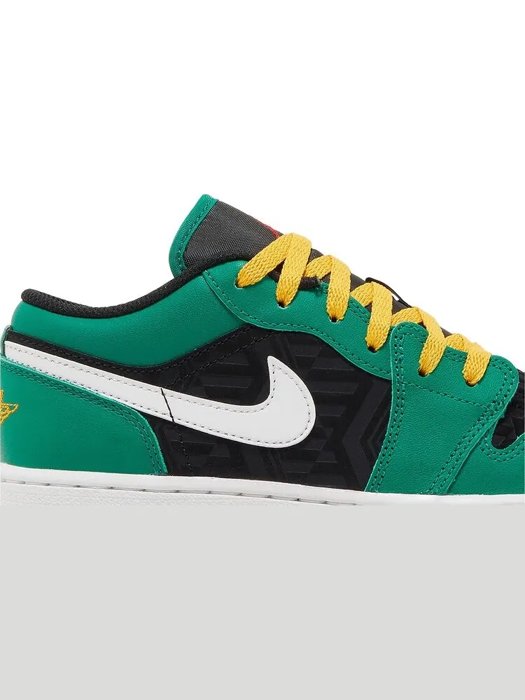 Кроссовки Air Jordan 1 Low SE GS Christmas — изображение 2 из 8, зеленый