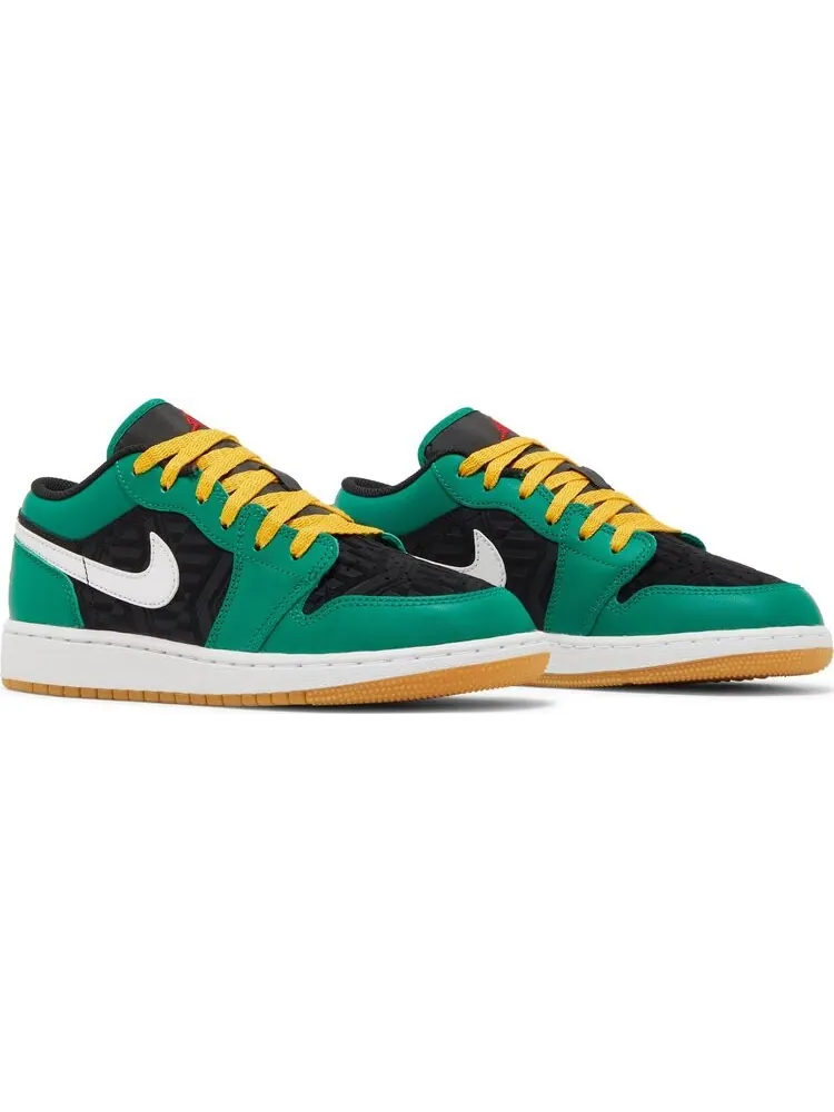 Кроссовки Air Jordan 1 Low SE GS Christmas — изображение 8 из 8, зеленый