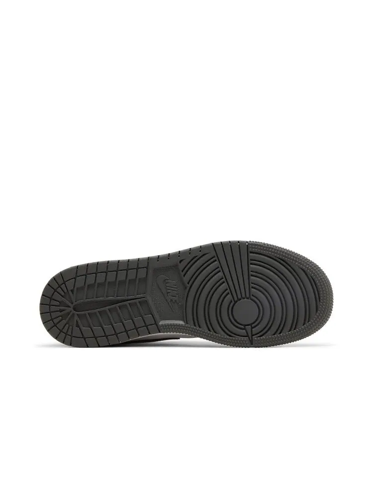 Кроссовки Air Jordan 1 Mid GS Iron Grey — изображение 4 из 6, серый