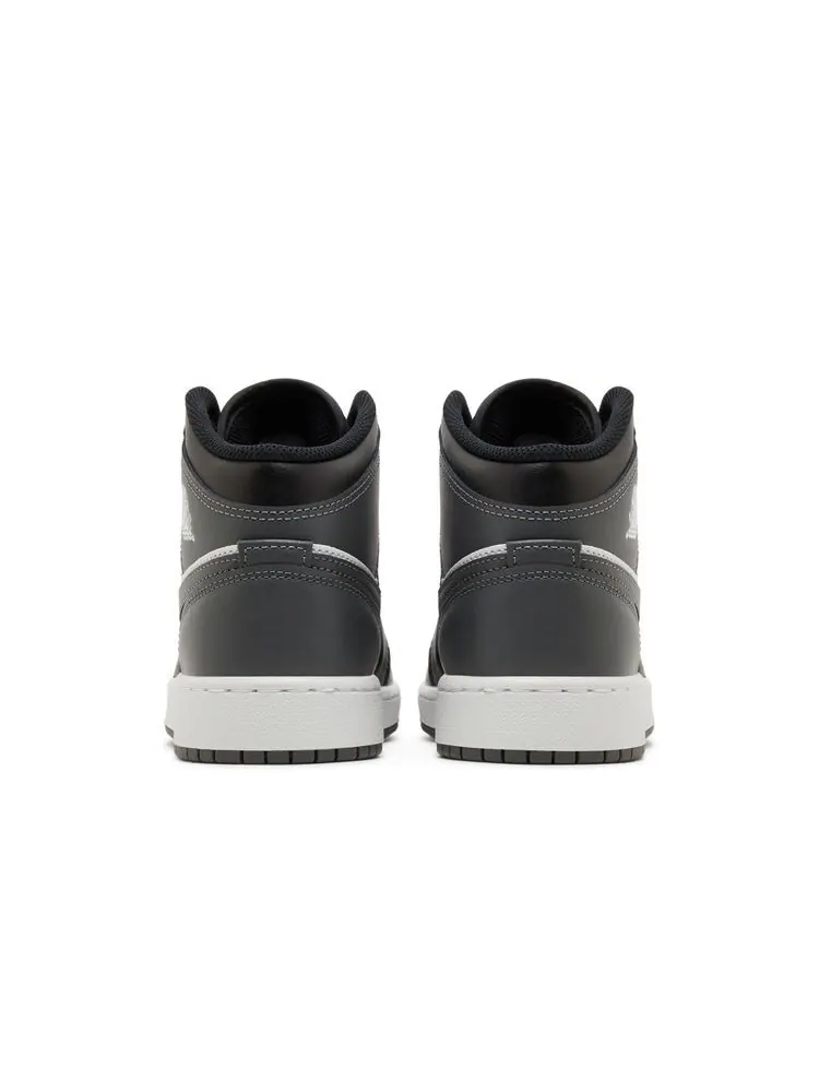Кроссовки Air Jordan 1 Mid GS Iron Grey — изображение 6 из 6, серый
