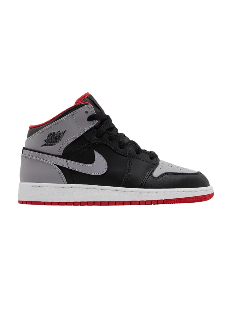 Кроссовки Air Jordan Air Jordan 1 Mid GS 'Bred Shadow' — изображение 1 из 9