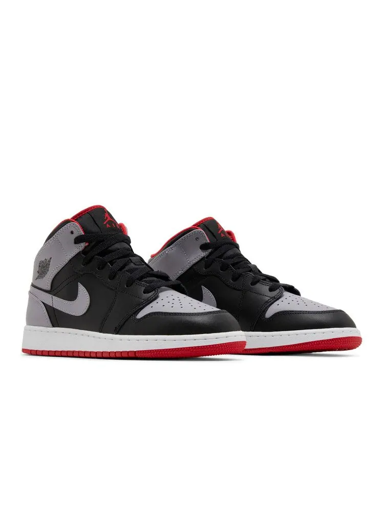 Кроссовки Air Jordan Air Jordan 1 Mid GS 'Bred Shadow' — изображение 9 из 9