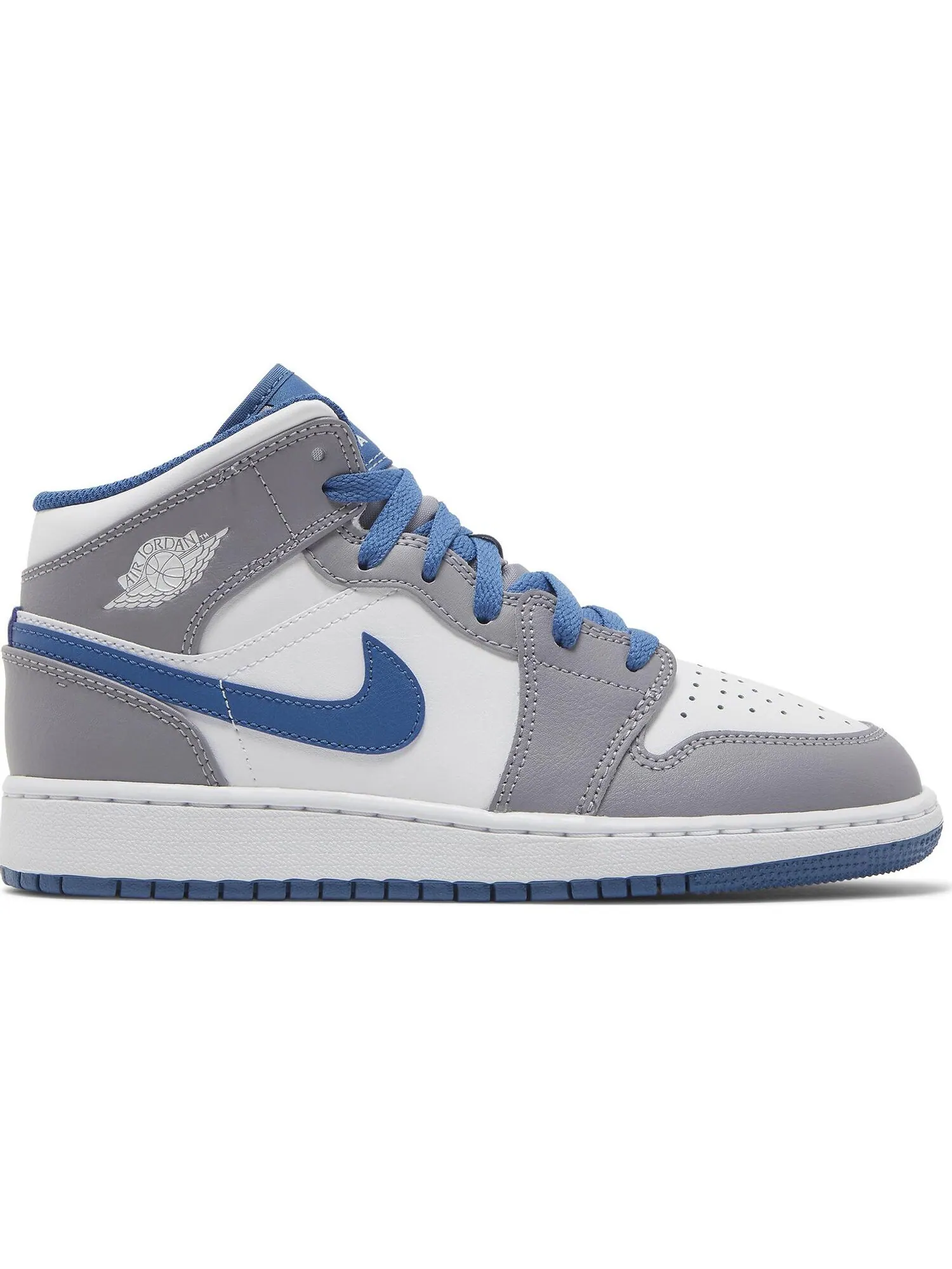 Кроссовки Nike Air Jordan 1 Mid GS — изображение 1 из 5, серый