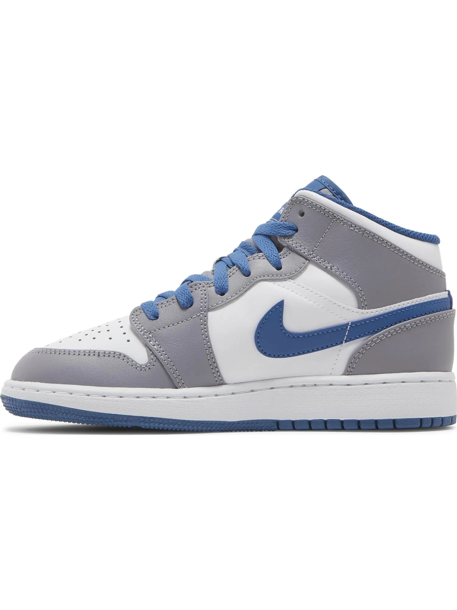 Кроссовки Nike Air Jordan 1 Mid GS — изображение 2 из 5, серый