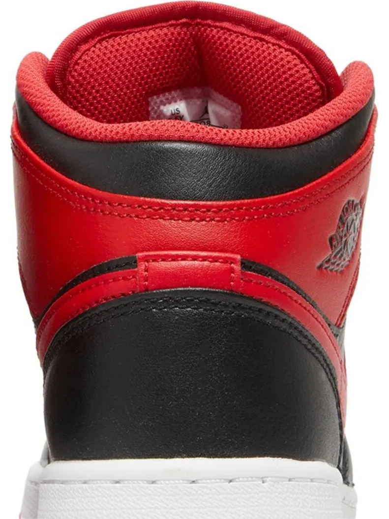 Кроссовки Air Jordan 1 Mid GS Alternate Bred — изображение 7 из 8, черный