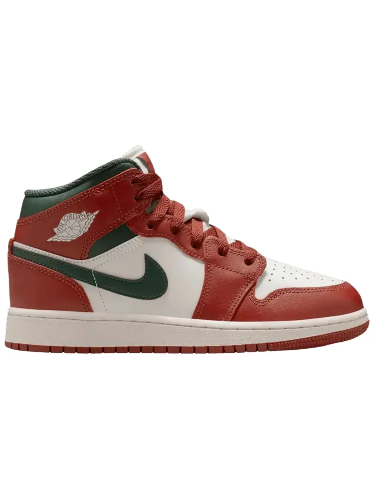 Кроссовки Air Jordan 1 Mid GS — изображение 1 из 1, красный