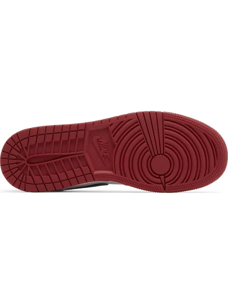 Кроссовки Air Jordan 1 Mid GS 'Gym Red Black Toe' — изображение 4 из 4, черный