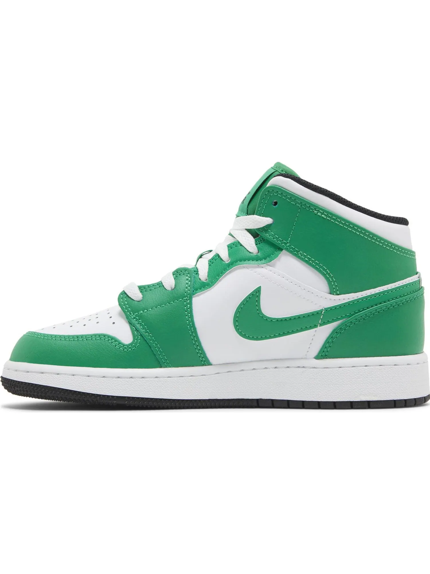 Кроссовки Nike Air Jordan 1 Mid GS — изображение 2 из 7, зеленый