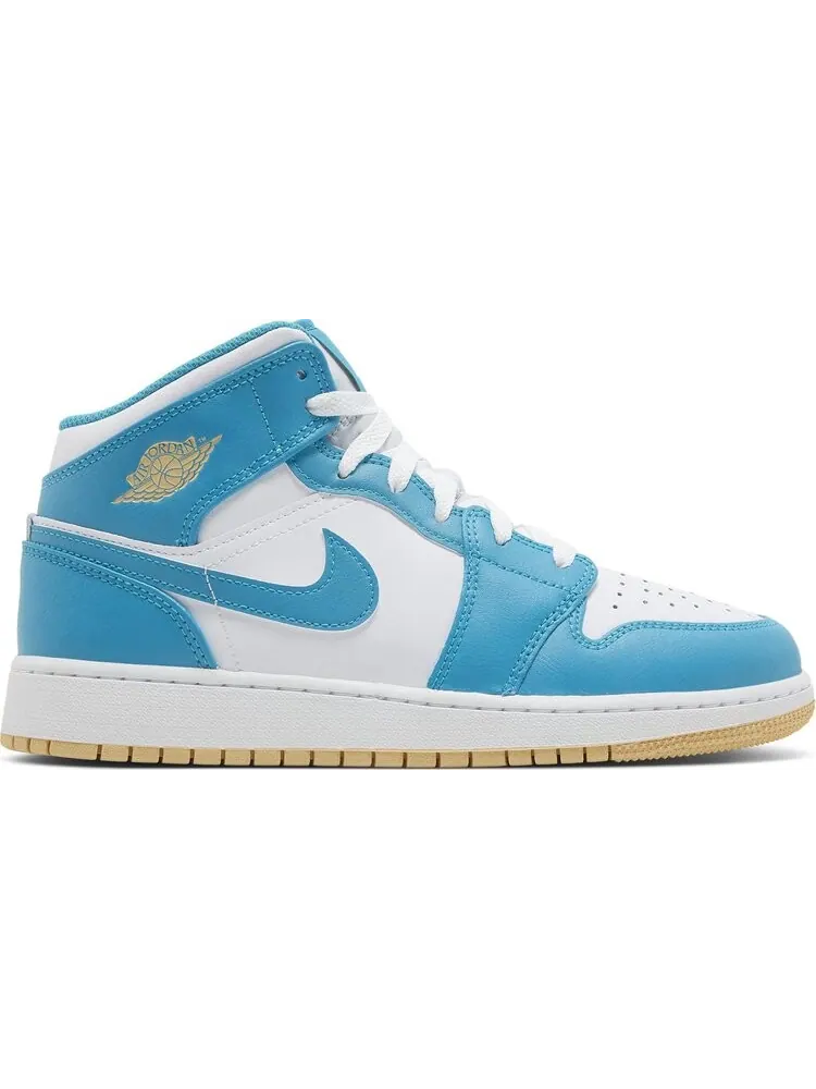 Кроссовки Air Jordan 1 Mid GS 'Aquatone' — изображение 1 из 4, синий