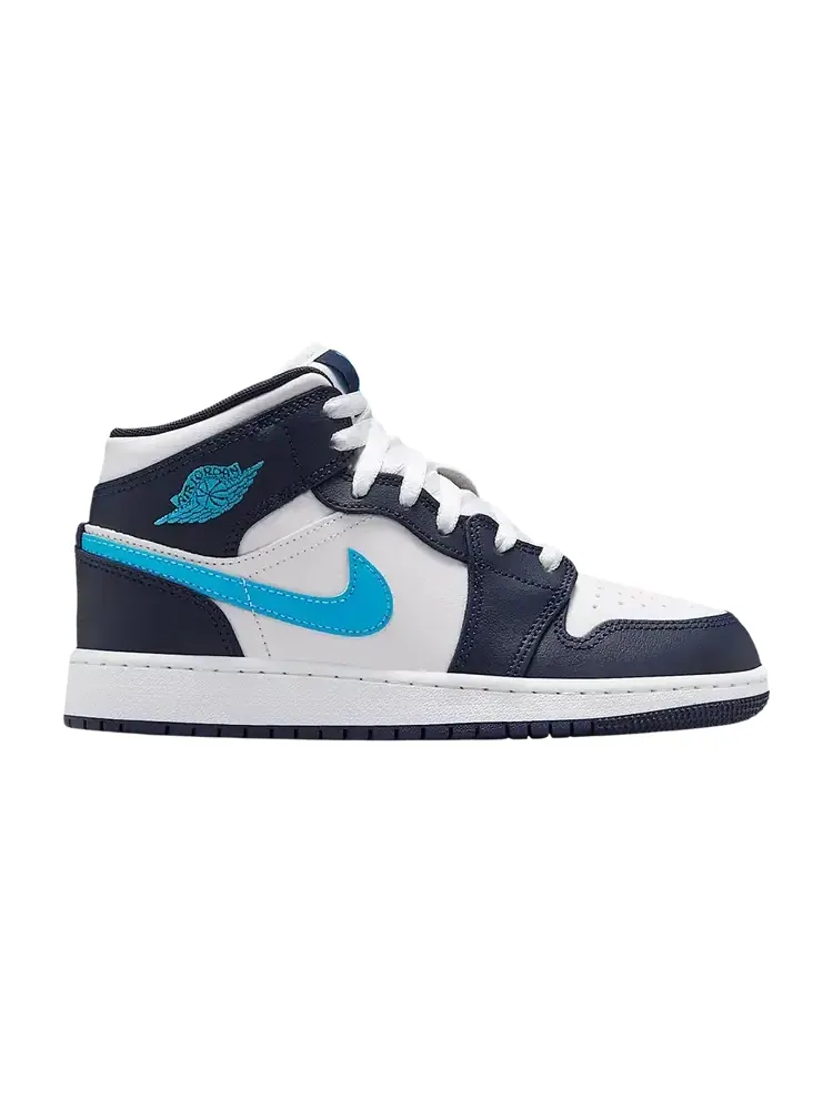 Air Jordan 1 Mid GS 'Obsidian' — изображение 1 из 1, белый