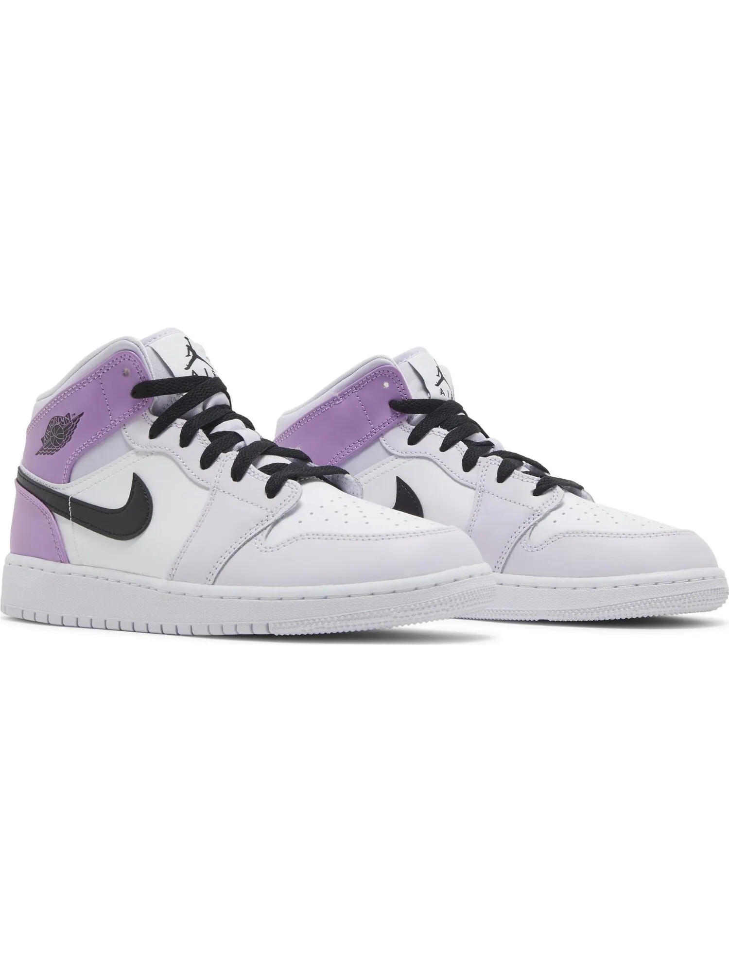 Кроссовки Nike Air Jordan 1 Mid GS — изображение 5 из 5, фиолетовый