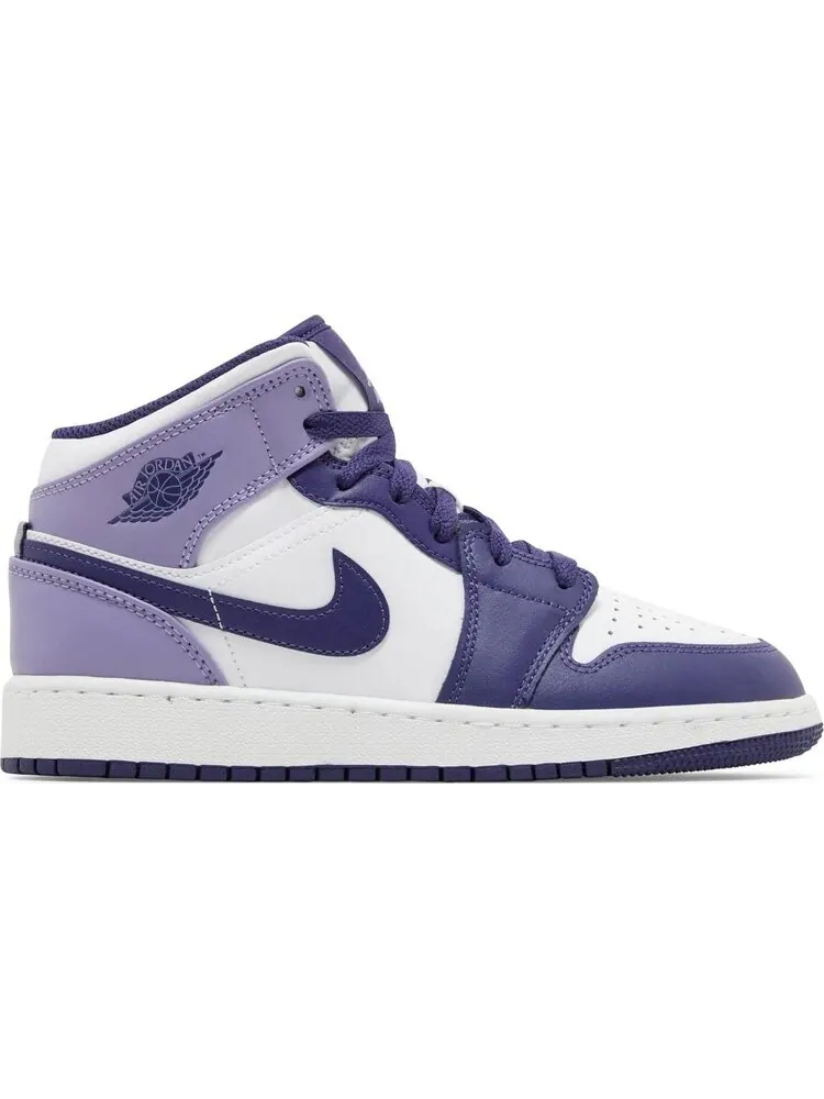 Кроссовки Air Jordan 1 Mid GS 'Sky J Purple' — изображение 1 из 4, фиолетовый