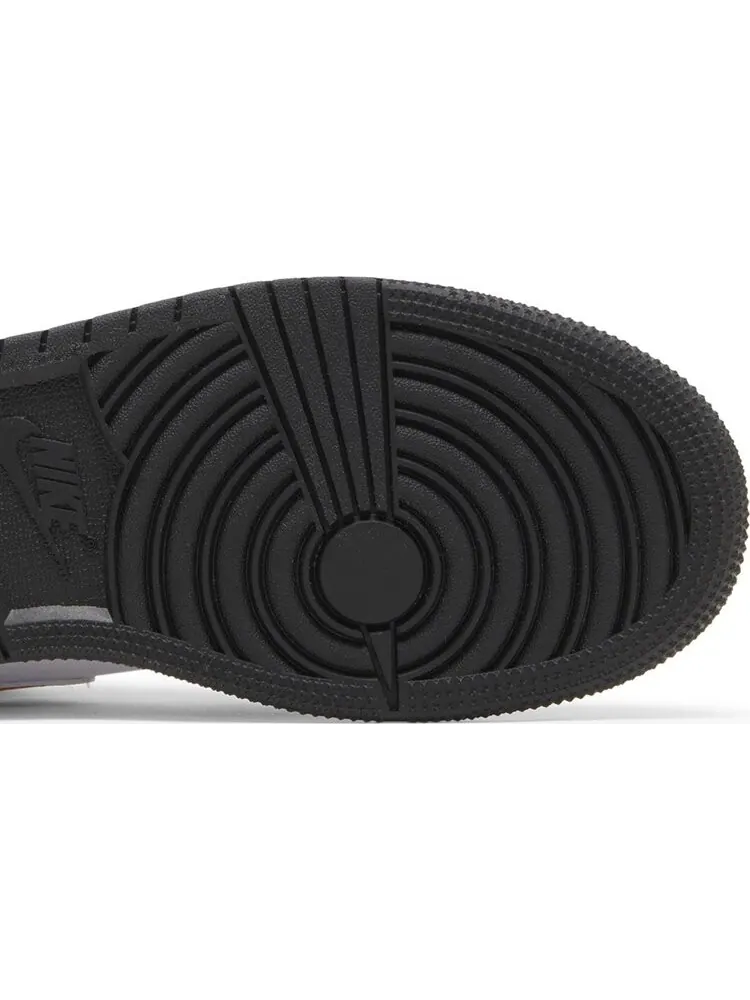 Кроссовки Air Jordan 1 Mid GS Lakers — изображение 5 из 8, фиолетовый