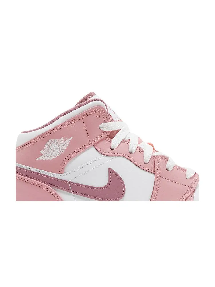 Кроссовки Air Jordan Air Jordan 1 Mid GS 'Valentine's Day 2023' — изображение 3 из 9, белый