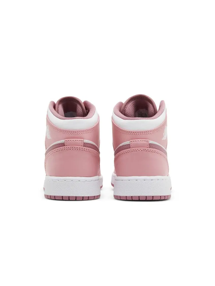 Кроссовки Air Jordan Air Jordan 1 Mid GS 'Valentine's Day 2023' — изображение 7 из 9, белый