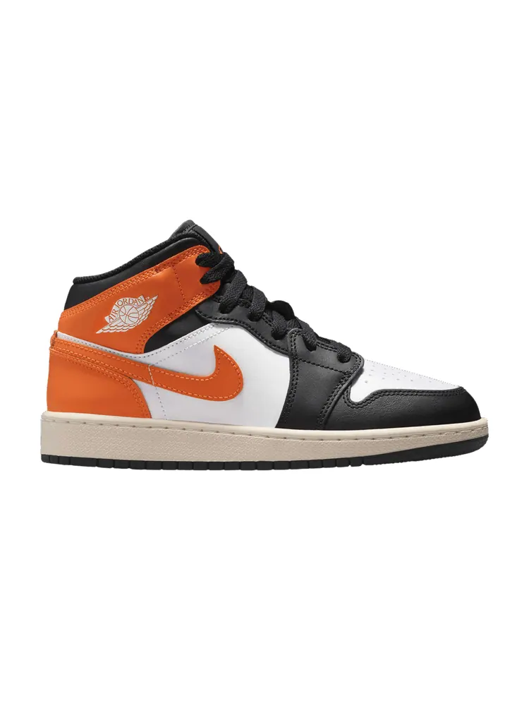 Кроссовки Air Jordan Air Jordan 1 Mid GS 'Shattered Backboard' 2025 — изображение 1 из 1, белый//черный