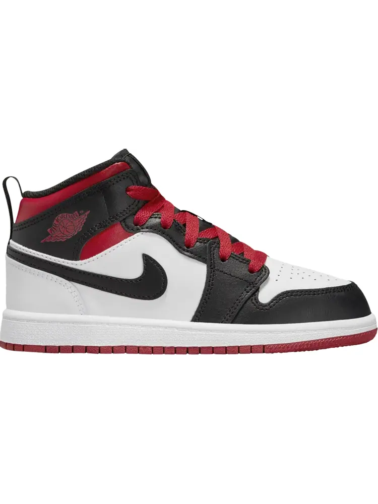 Кроссовки Air Jordan 1 Mid PS 'Gym Red Black Toe' — изображение 1 из 1, белый