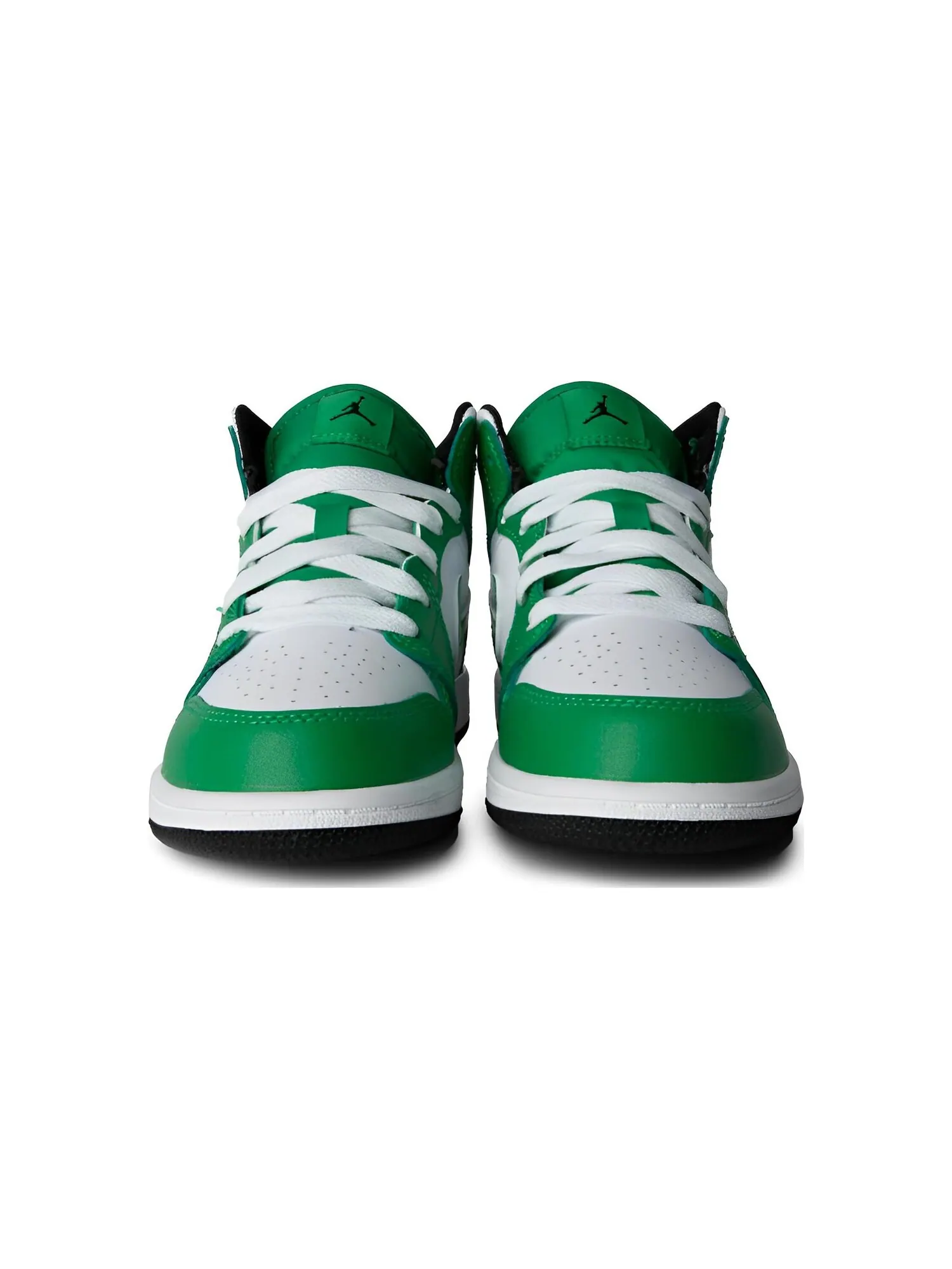 Кроссовки детские Air Jordan 1 Mid PS 'Lucky Green' — изображение 3 из 6, зеленый